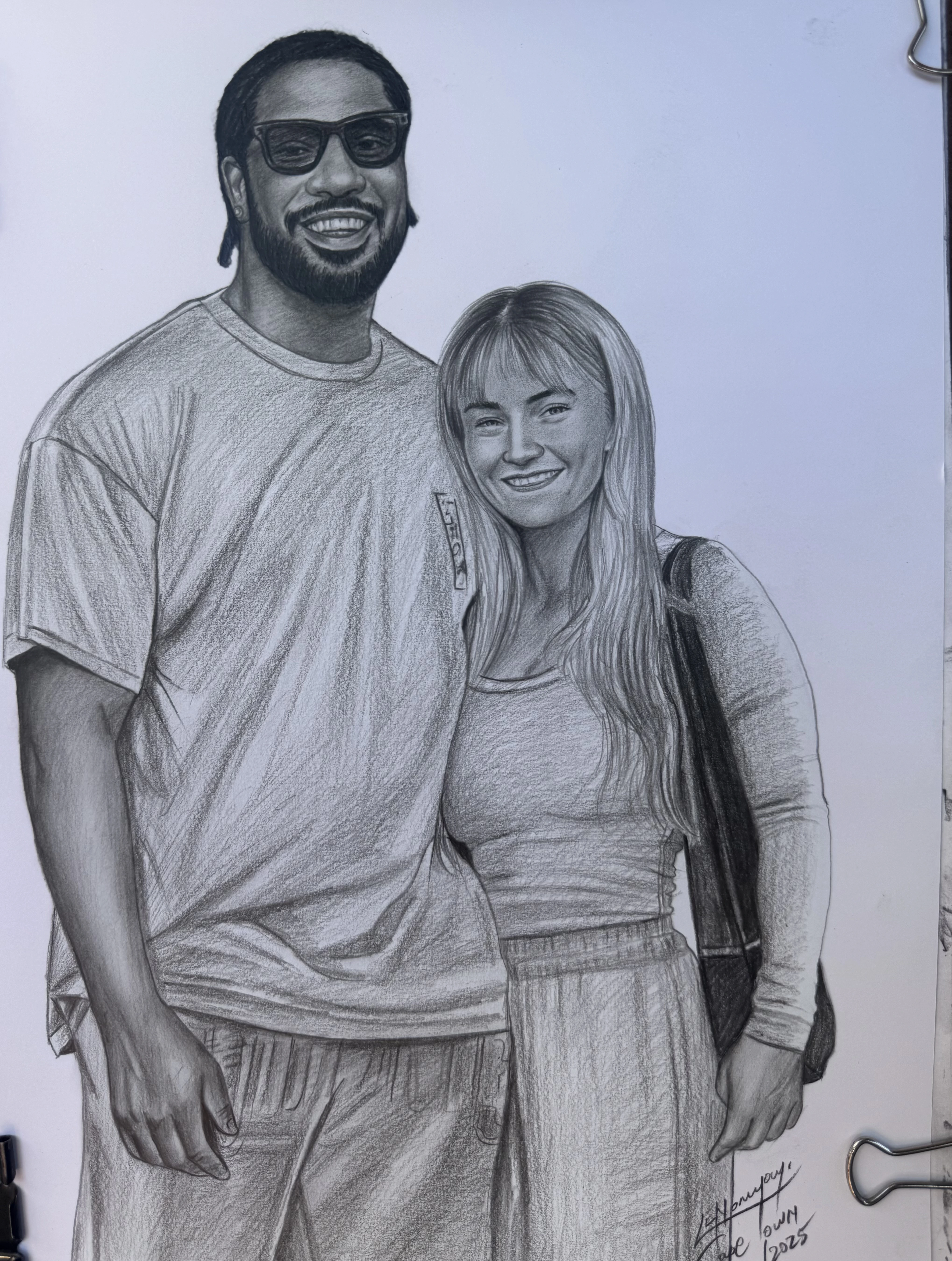 Final portrait drawing